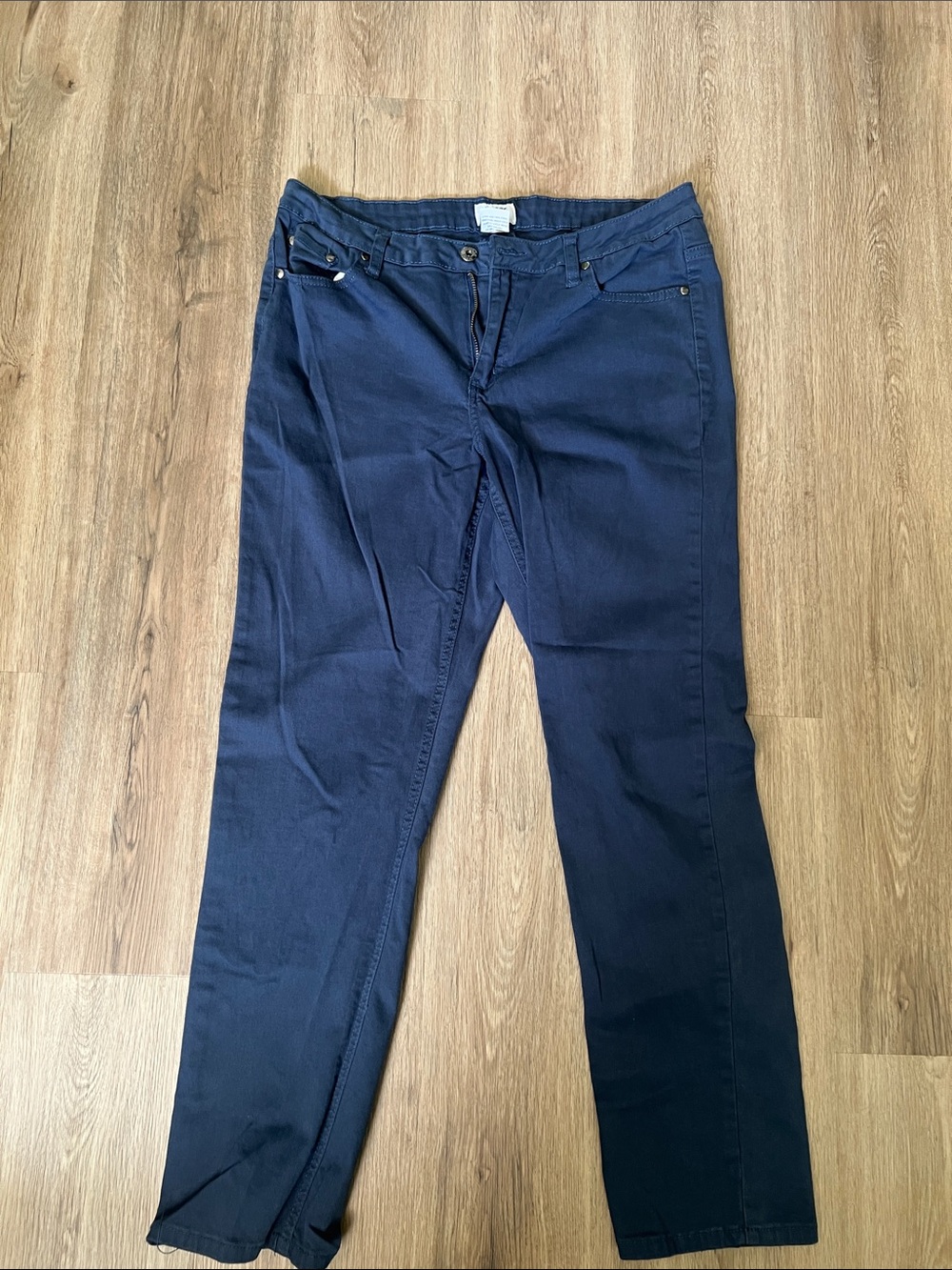 Monroe & Main Dark Navy Straight-Leg Jeans